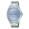 MTS-115D Reloj Casio de hombre correa de metal con cristal de zafiro