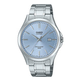 MTS-115D Reloj Casio de hombre correa de metal con cristal de zafiro