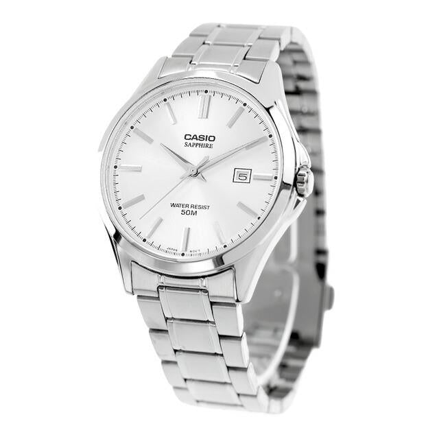 MTS-115D Reloj Casio de hombre correa de metal con cristal de zafiro
