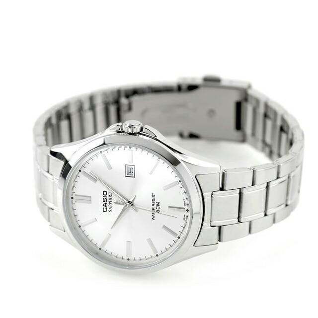 MTS-115D Reloj Casio de hombre correa de metal con cristal de zafiro
