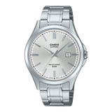 MTS-115D Reloj Casio de hombre correa de metal con cristal de zafiro