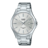 MTS-115D Reloj Casio de hombre correa de metal con cristal de zafiro