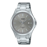 MTS-115D Reloj Casio de hombre correa de metal con cristal de zafiro