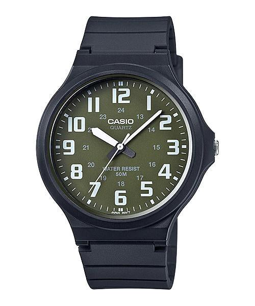 MW-240 Reloj Casio para Hombre Pulsera de Caucho Análogo