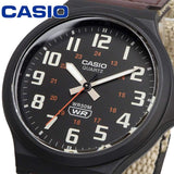 MW-240 Casio Reloj para Hombre Pulsera de Tela Análogo