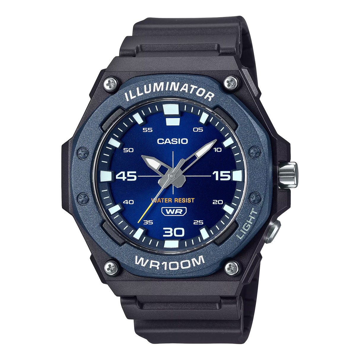 MW-620 Reloj Casio Illuminator Análogo Pulsera de Caucho para Hombre