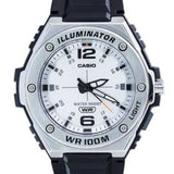 MWA-100 Reloj Casio para Hombre Pulsera de Caucho Análogo Illuminator