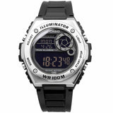 MWD-100 Reloj Casio para Hombre Pulsera de Caucho Digital Illuminator 10 Años de Batería