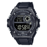 MWD-100 Reloj Casio para Hombre Pulsera de Caucho Digital Illuminator 10 Años de Batería