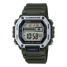 MWD-110 Casio Reloj Digital para Hombre Pulsera de Caucho Illuminator 10 Años de Batería