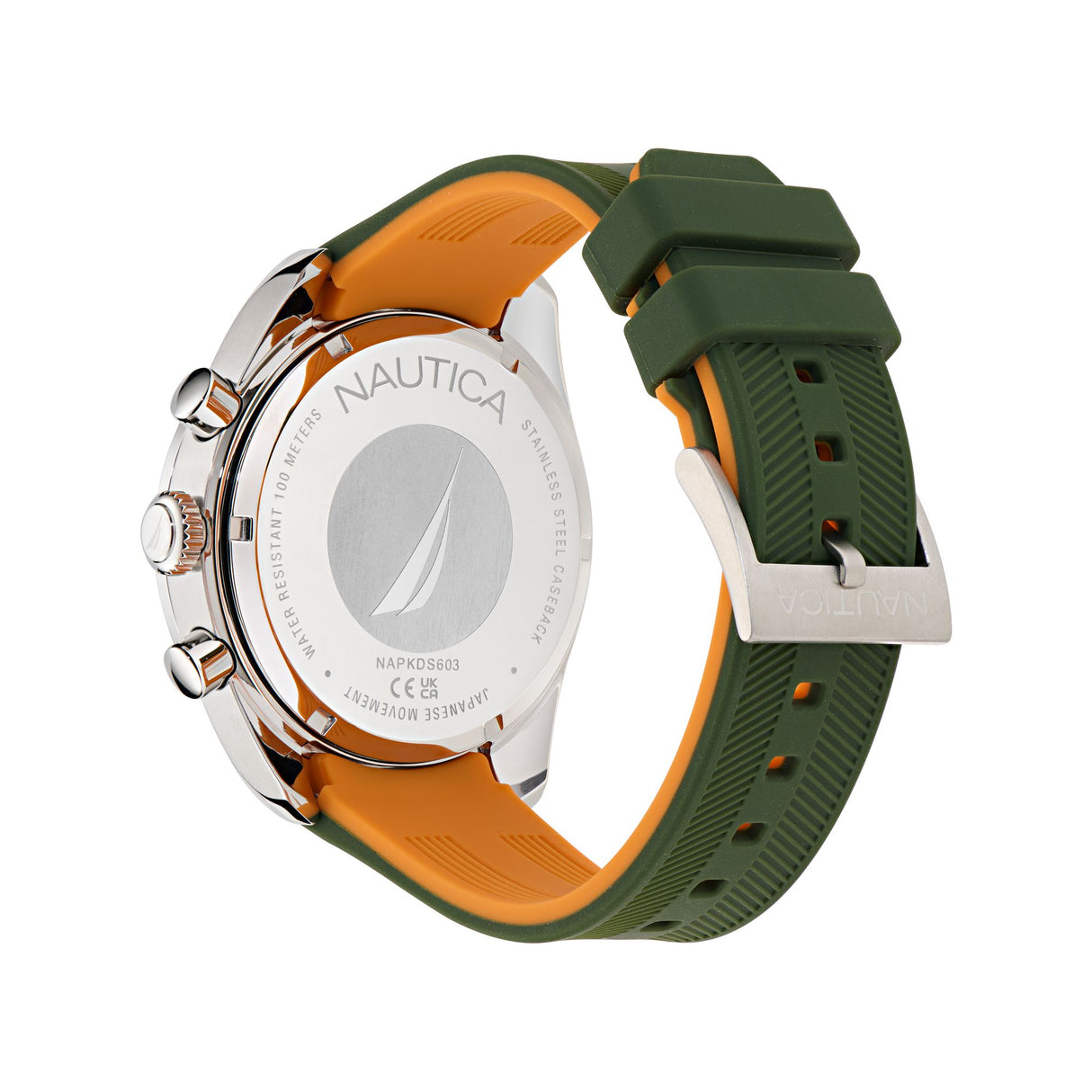 NAPKDS603 Reloj Nautica Kedge de hombre correa de caucho