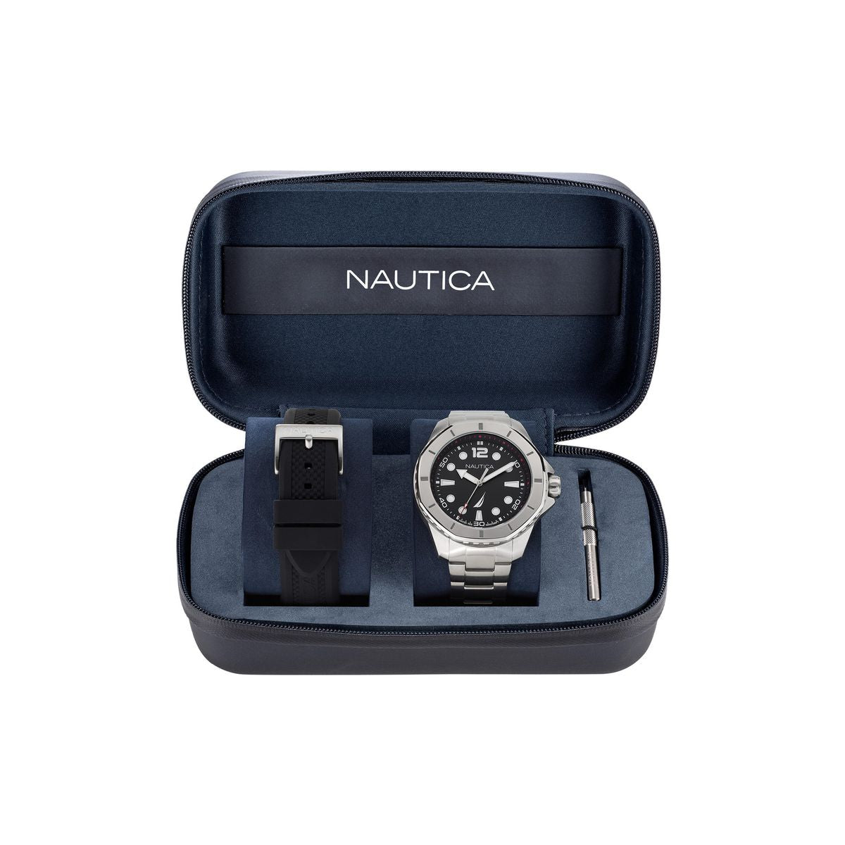 NAPKMF205 Reloj Nautica Koh May Bay de hombre correa de metal