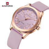 NF5051 Reloj Naviforce para dama pulsera de cuero