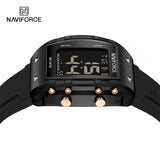 NF7102 Reloj NAVIFORCE para dama pulsera de caucho digital