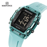 NF7102 Reloj NAVIFORCE para dama pulsera de caucho digital