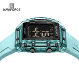 NF7102 Reloj NAVIFORCE para dama pulsera de caucho digital