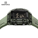 NF7102 Reloj NAVIFORCE para dama pulsera de caucho digital