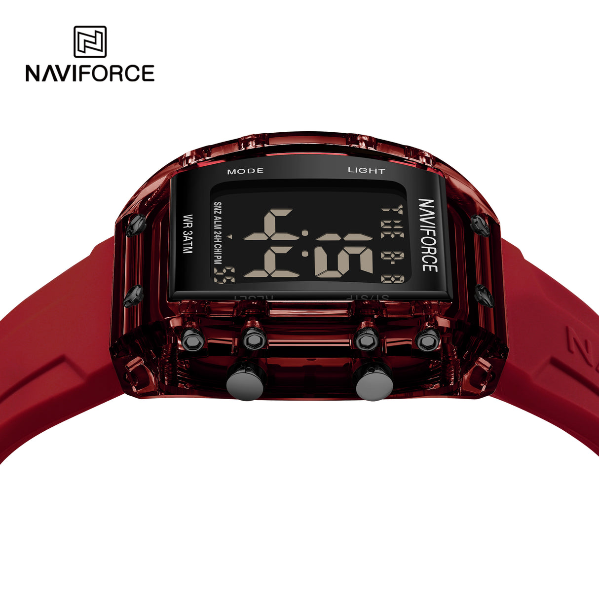 NF7102 Reloj NAVIFORCE para dama pulsera de caucho digital