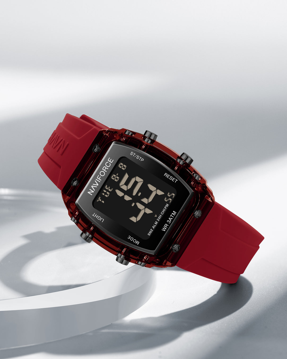 NF7102 Reloj NAVIFORCE para dama pulsera de caucho digital