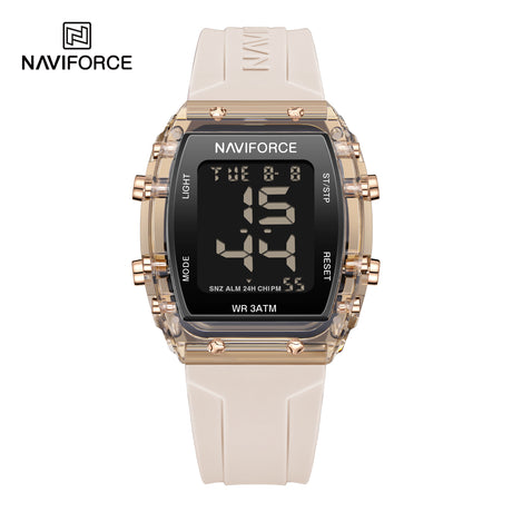 NF7102 Reloj NAVIFORCE para dama pulsera de caucho digital