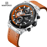 NF8027L Reloj Naviforce para Hombre Análogo Pulsera de Cuero