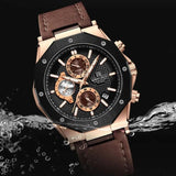 NF8027L Reloj Naviforce para Hombre Análogo Pulsera de Cuero