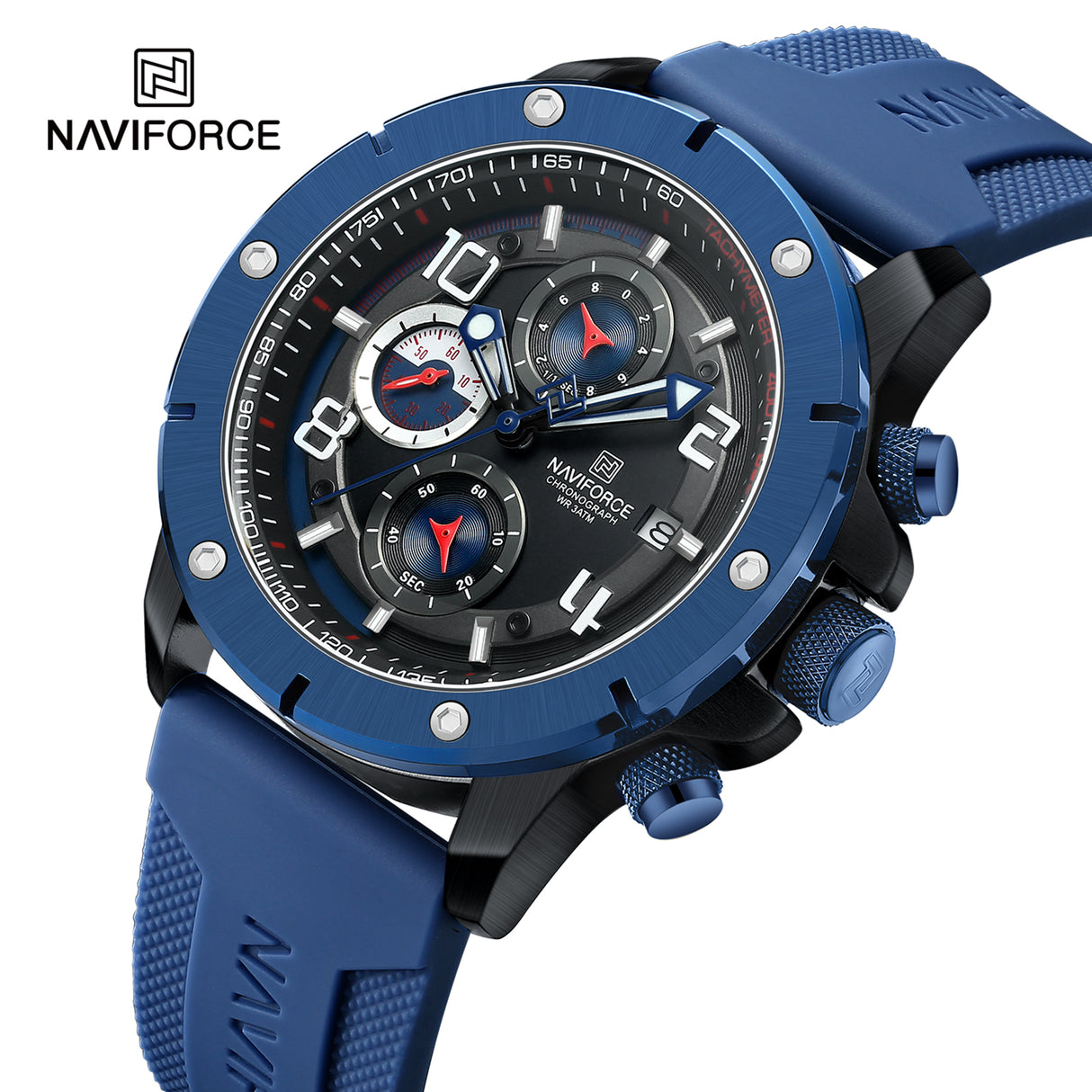 NF8034 Reloj Naviforce para caballero pulsera de caucho