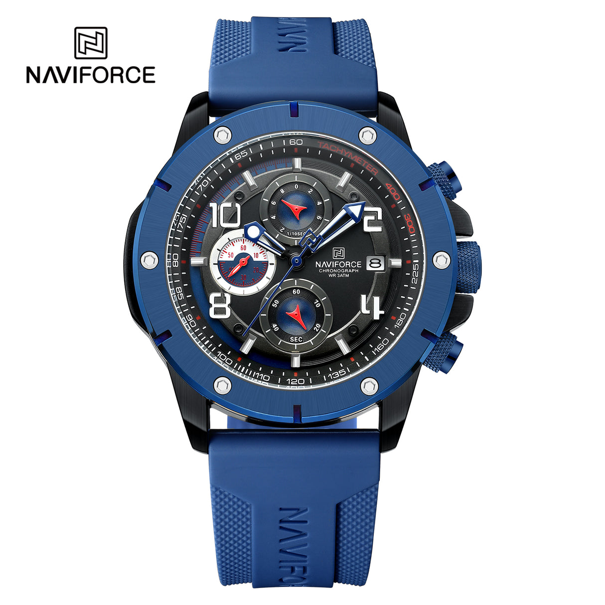 NF8034 Reloj Naviforce para caballero pulsera de caucho