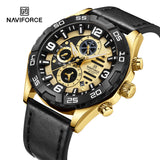 NF8043 reloj Naviforce para caballero pulsera de cuero