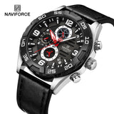 NF8043 reloj Naviforce para caballero pulsera de cuero