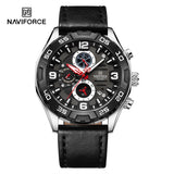 NF8043 reloj Naviforce para caballero pulsera de cuero