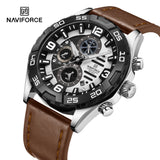 NF8043 reloj Naviforce para caballero pulsera de cuero