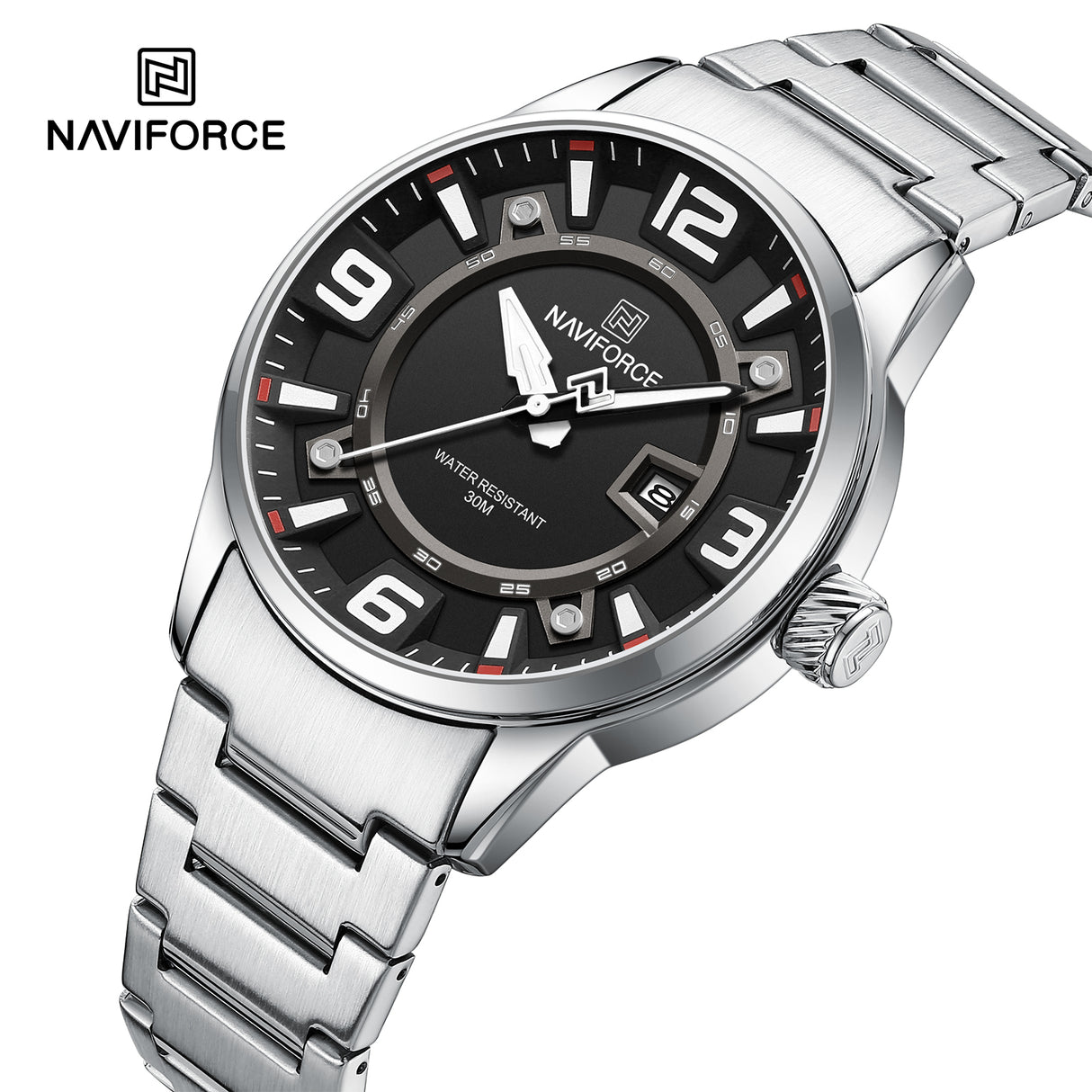 NF8044 Reloj Naviforce para hombre pulsera de metal