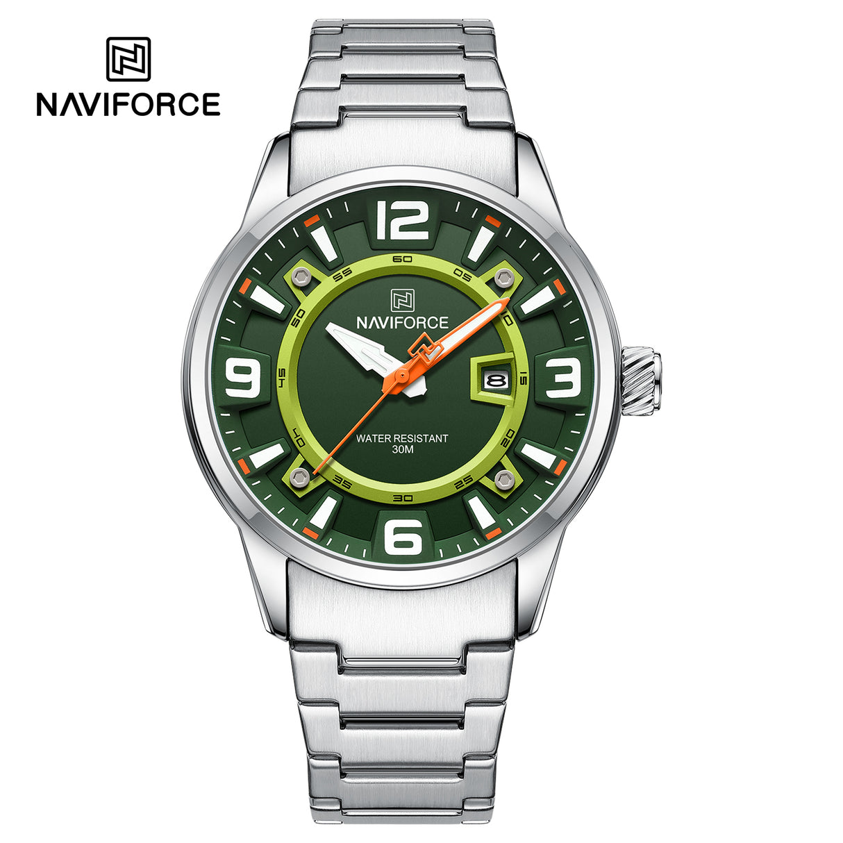 NF8044 Reloj Naviforce para hombre pulsera de metal