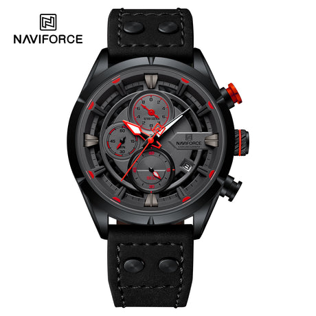 NF8045 Reloj Naviforce para hombre pulsera de cuero