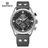 NF8045 Reloj Naviforce para hombre pulsera de cuero