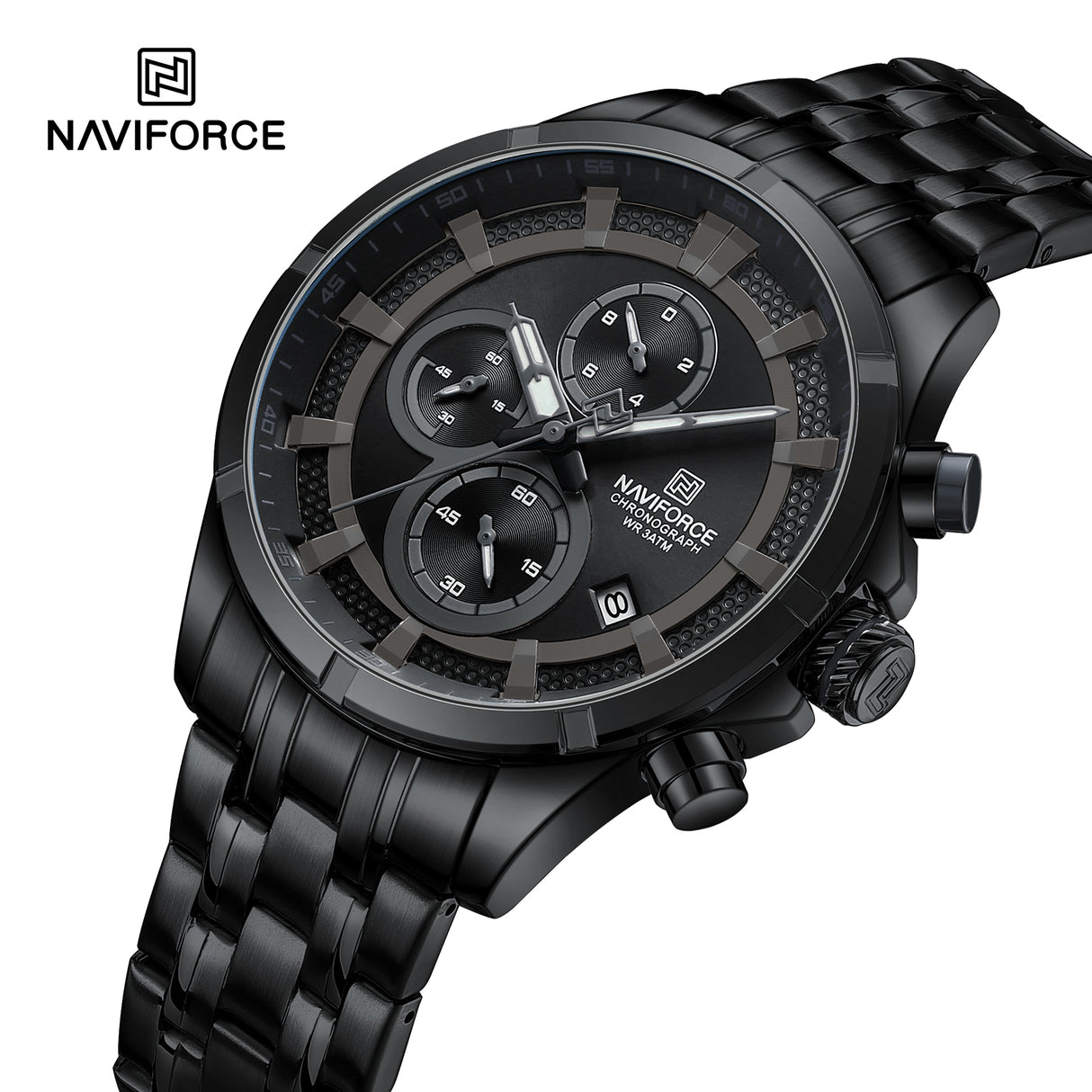 NF8046 Reloj naviforce pulsera de metal para caballero