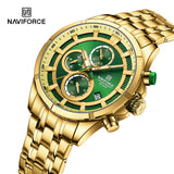 NF8046 Reloj naviforce pulsera de metal para caballero