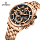 NF8046 Reloj naviforce pulsera de metal para caballero