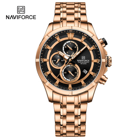 NF8046 Reloj naviforce pulsera de metal para caballero