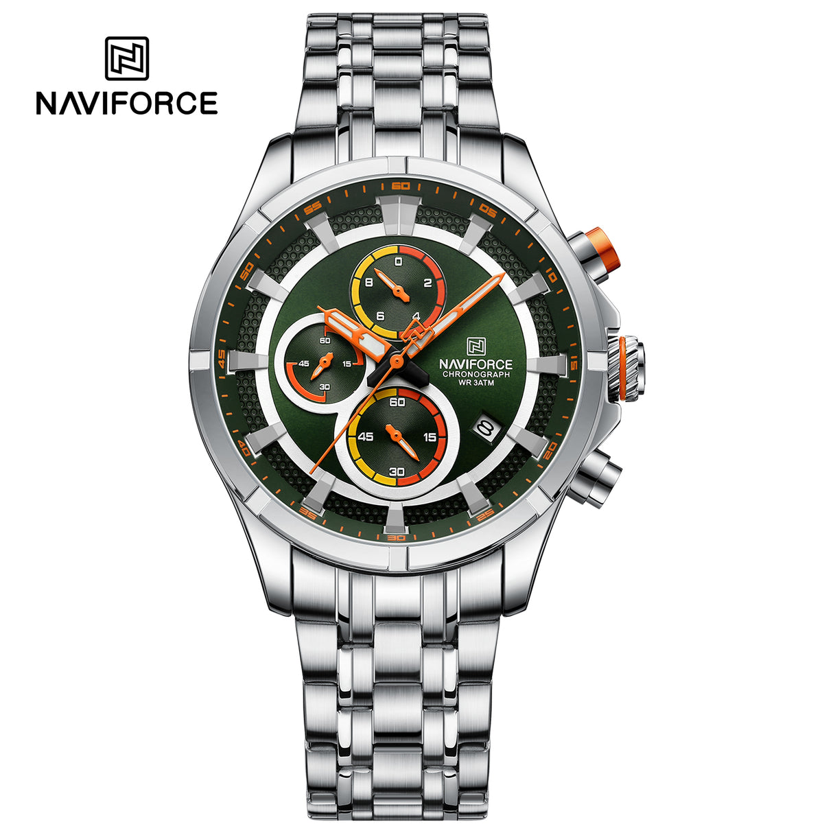 NF8046 Reloj naviforce pulsera de metal para caballero