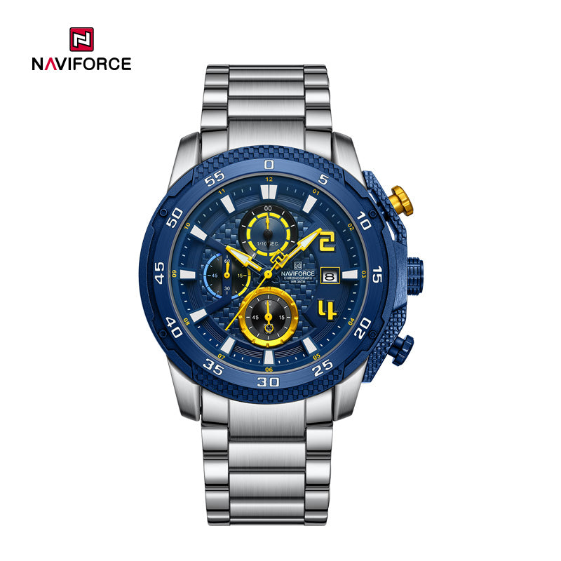 NF8047S Reloj Naviforce para hombre pulsera de metal