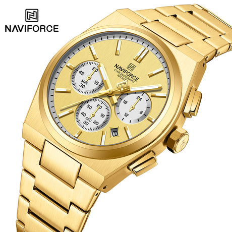 NF8048G Reloj Naviforce para Caballero pulsera de metal