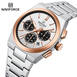 NF8048G Reloj Naviforce para Caballero pulsera de metal