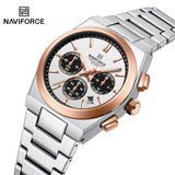 NF8048L Reloj Naviforce para dama pulsera de metal