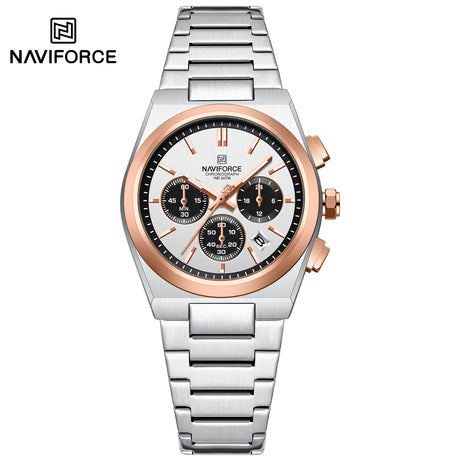 NF8048L Reloj Naviforce para dama pulsera de metal