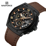 NF8051L Reloj naviforce para  hombre pulsera de cuero