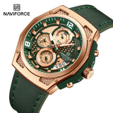 NF8051L Reloj naviforce para  hombre pulsera de cuero