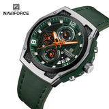 NF8051L Reloj naviforce para  hombre pulsera de cuero