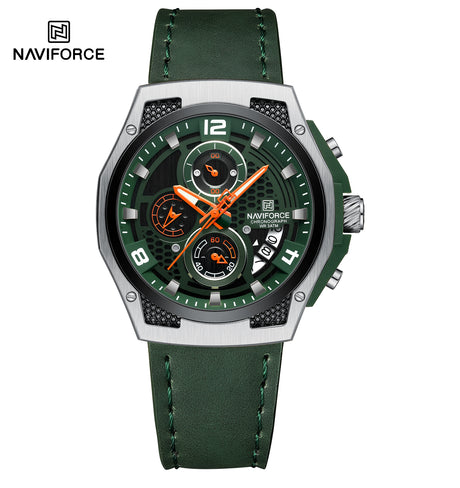 NF8051L Reloj naviforce para  hombre pulsera de cuero